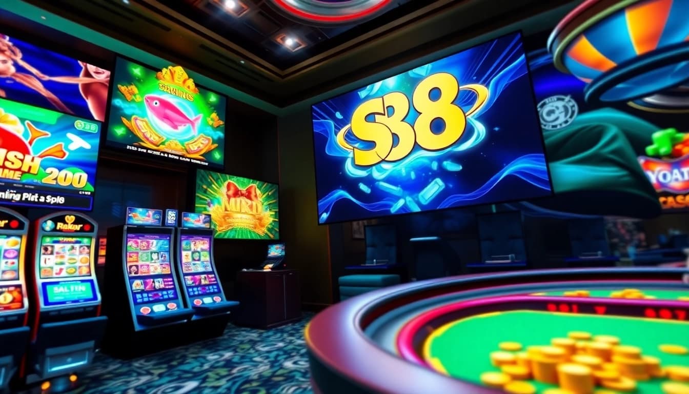 Vibrant SC 88 online gambling platform interface showcasing exciting gaming features and engaging design