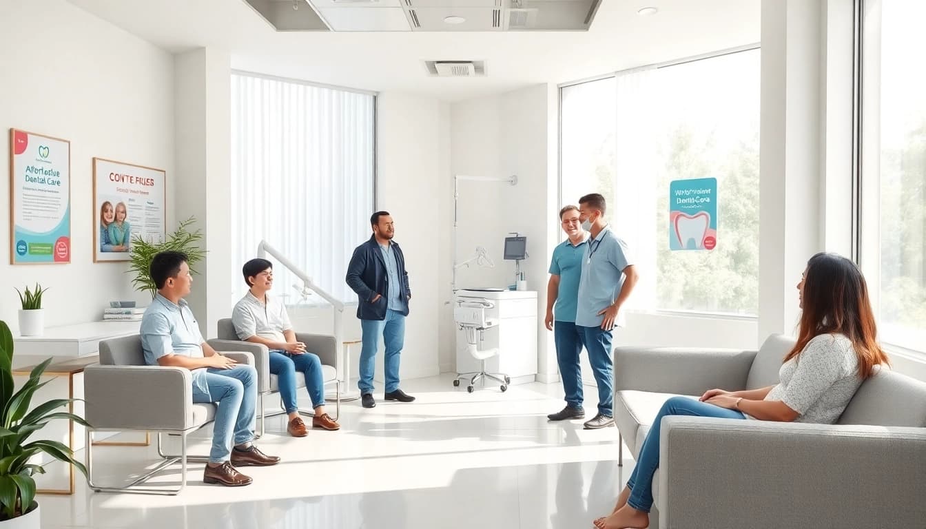 Affordable dental care in Kepong showcased in a welcoming clinic environment with happy patients.
