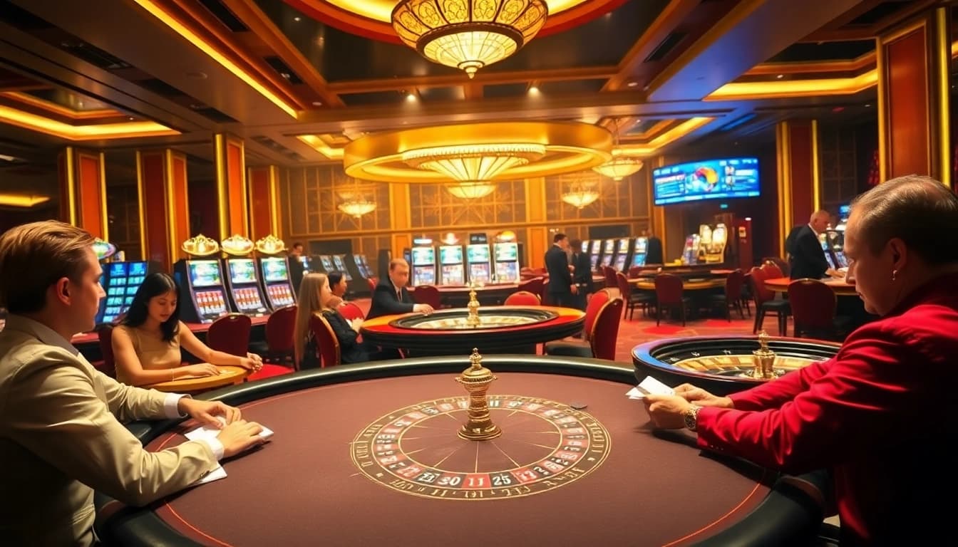 Experience high-stakes gaming at https://www.6l777.vip/ with luxury poker tables and roulette wheels.