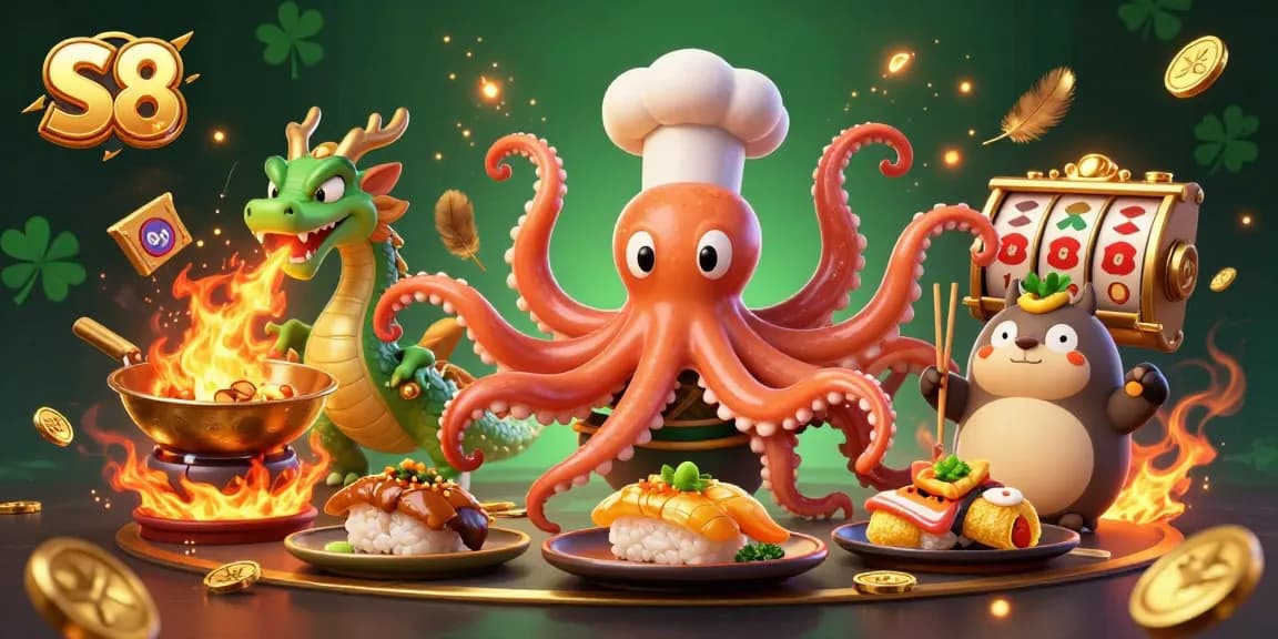 S8 engages players with vibrant, interactive gaming experiences featuring colorful characters in an online casino