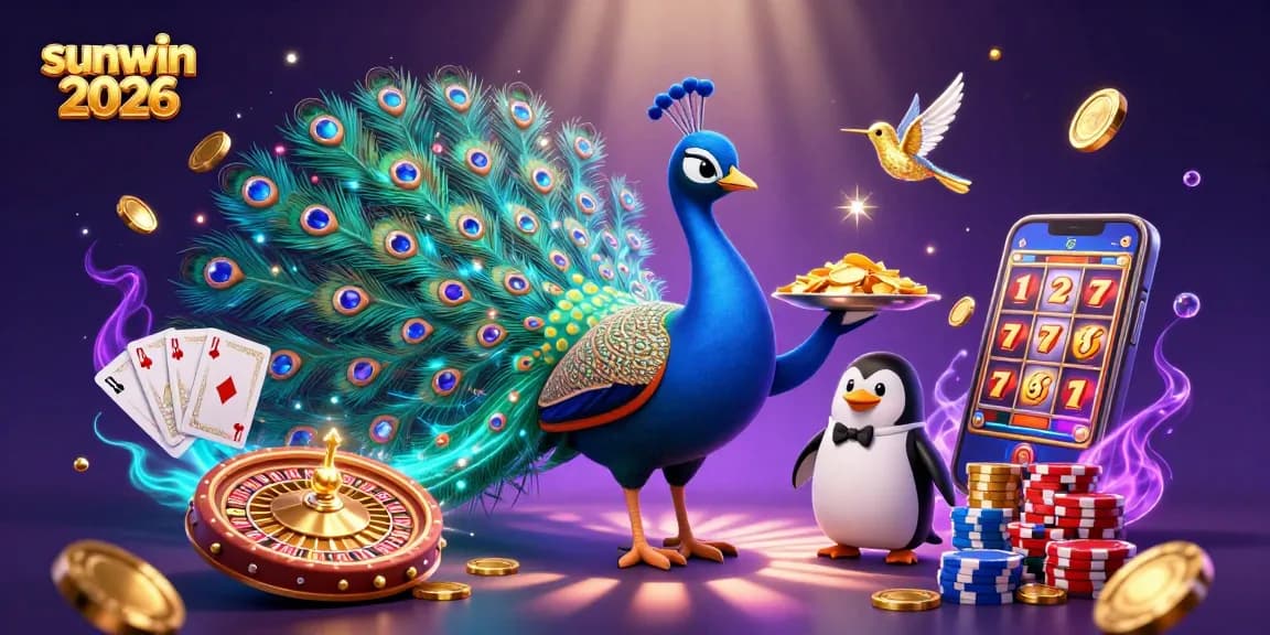 Experience the excitement of sunwin 2026 with dazzling gems and lively casino elements.