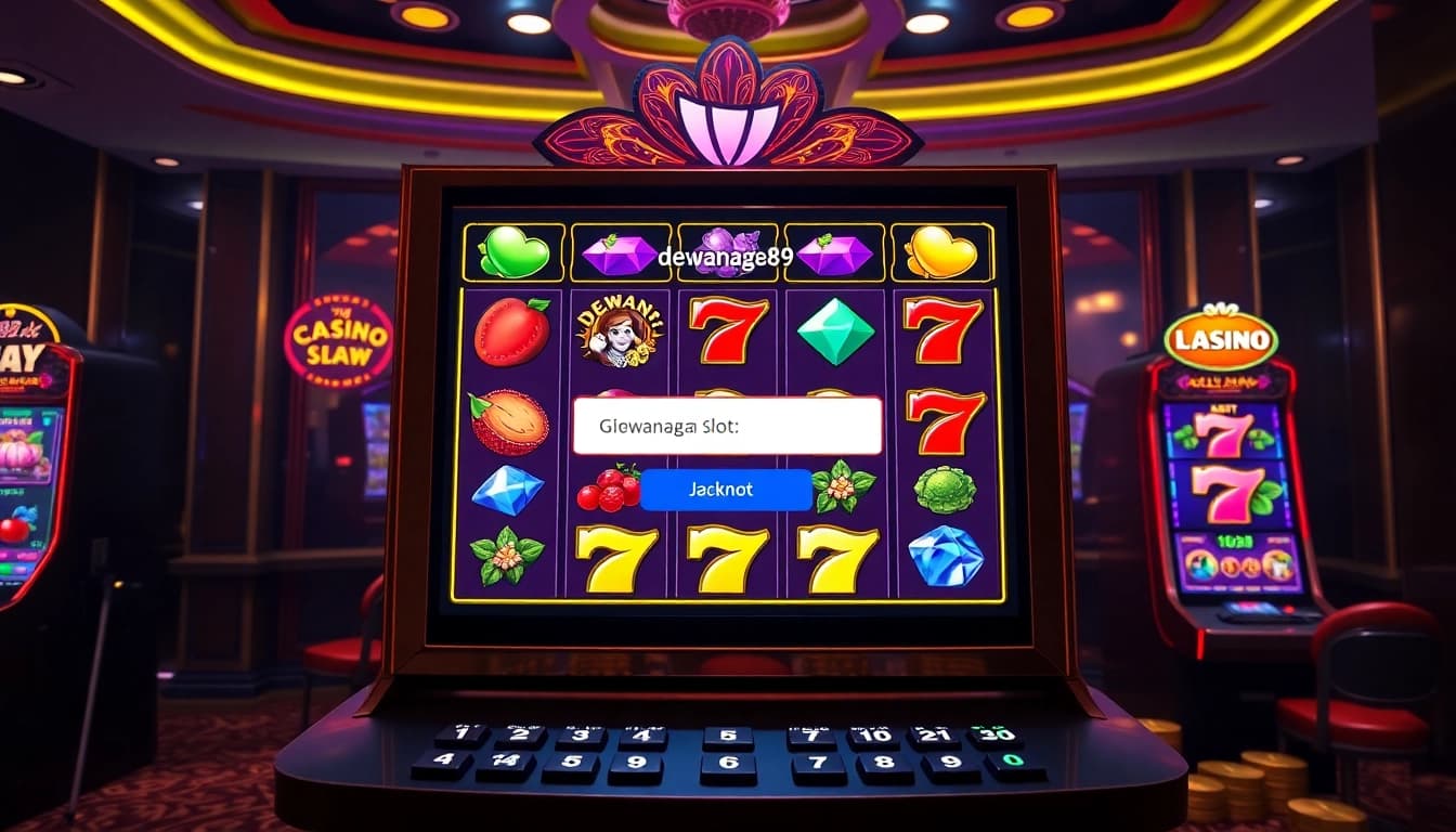 Main untuk menang di dewanaga89 slot login pada antarmuka kasino online yang penuh warna ini.