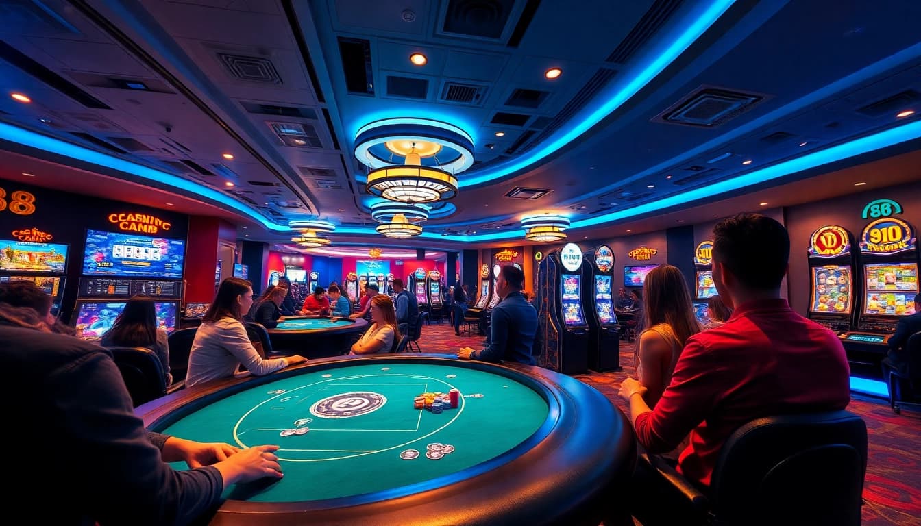 Exciting online casino gaming scene featuring players on good88.hu.net
