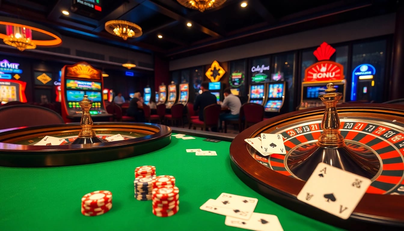 Experience thrilling nạp tiền red88 gameplay at an exciting casino table, capturing the essence of online gambling.