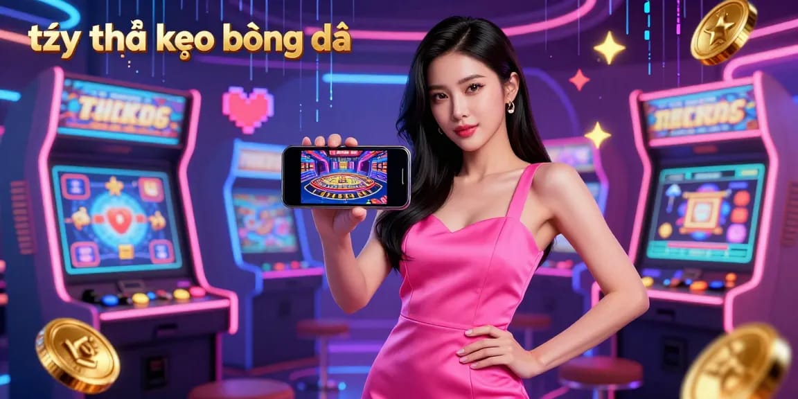 Experience the thrill of tỷ lệ kèo bóng đá with our vibrant 3D illustration showcasing casino action and dynamic gaming elements.