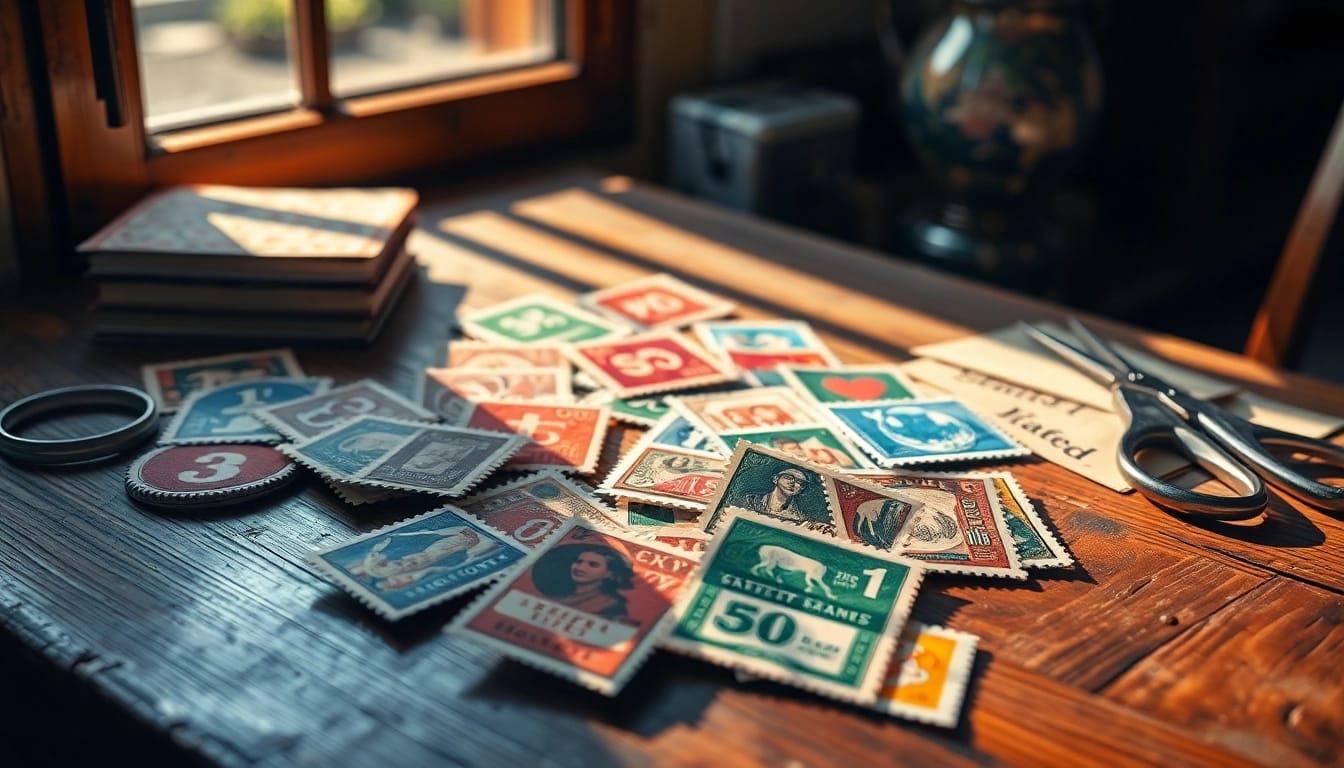 Explore unique discount stamps showcasing intricate designs for collectors.