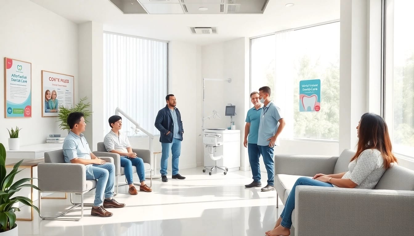 Affordable dental care in Kepong showcased in a welcoming clinic environment with happy patients.