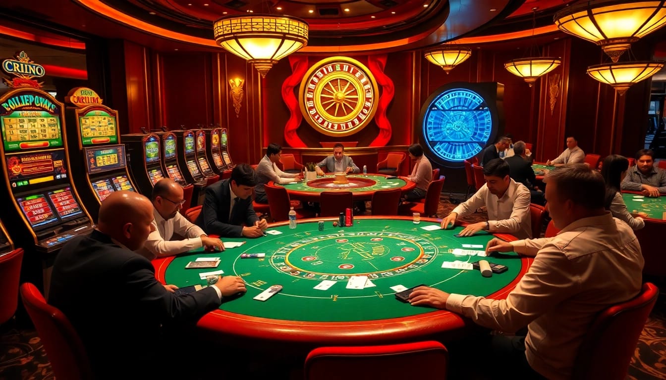 Exciting casino action at https://c168.it.com with poker, slots, and roulette games