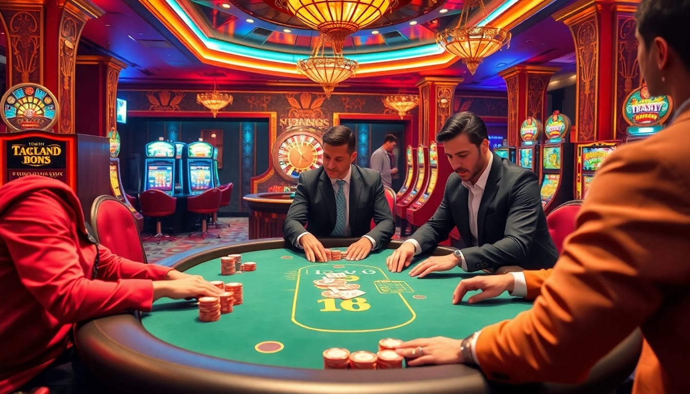High-stakes poker excitement featuring s8-themed gameplay and elegant casino decor.