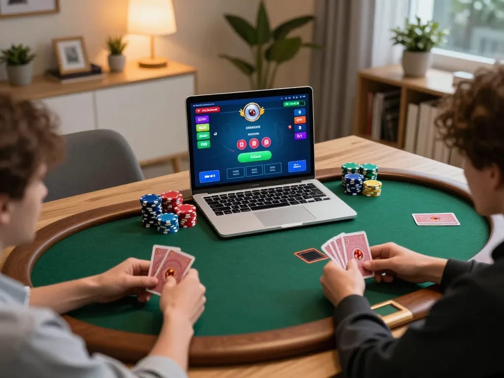HB88 online poker game setup with players placing bets during an exciting gaming session