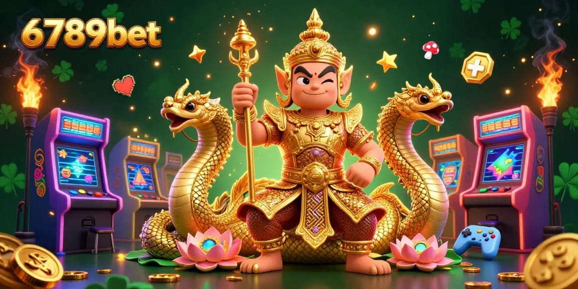 Experience thrilling gameplay at 6789bet with vibrant 3D characters and casino elements.