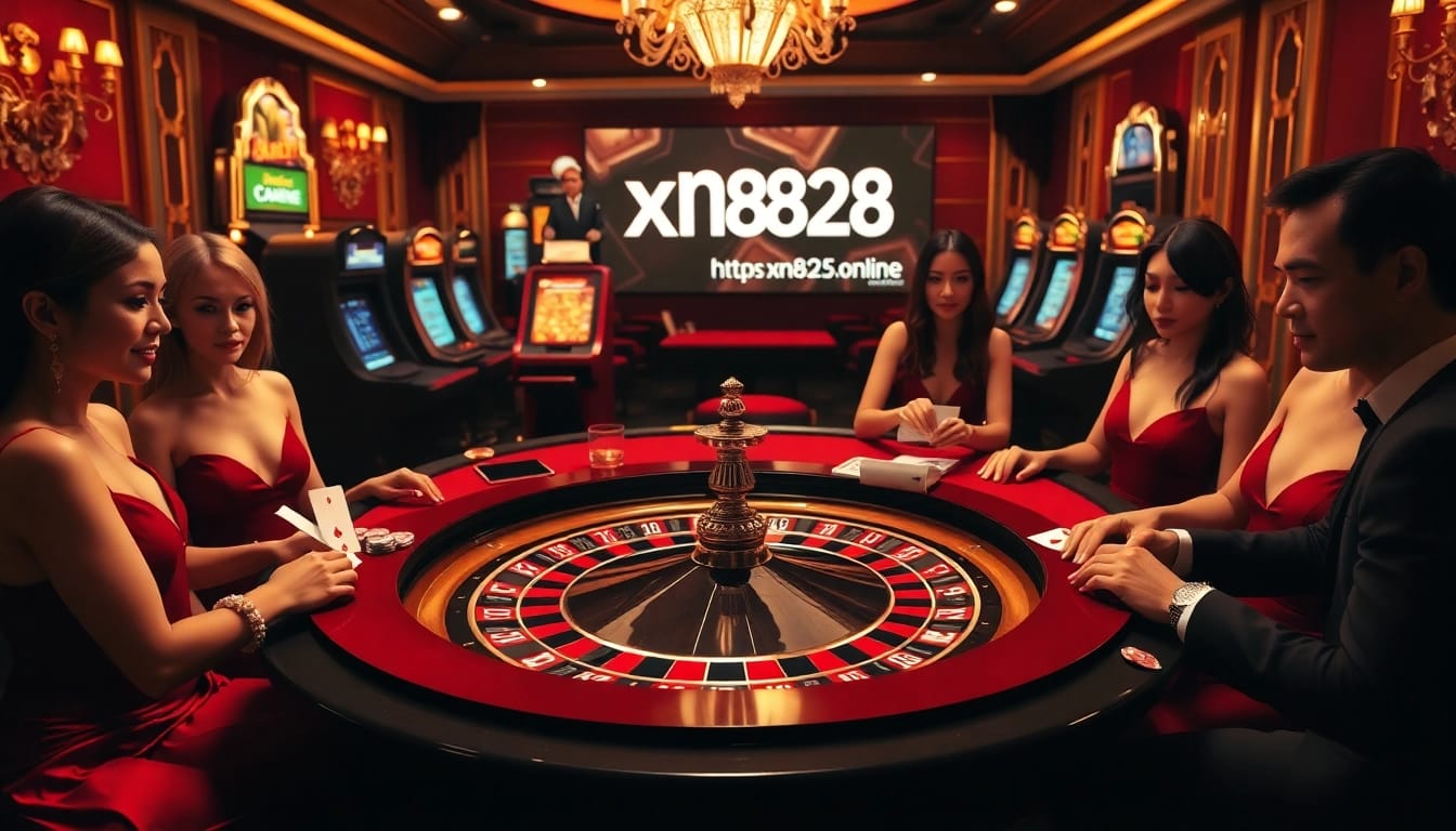 Experience the excitement at https://xn882025.online/ with glamorous players at a roulette table.