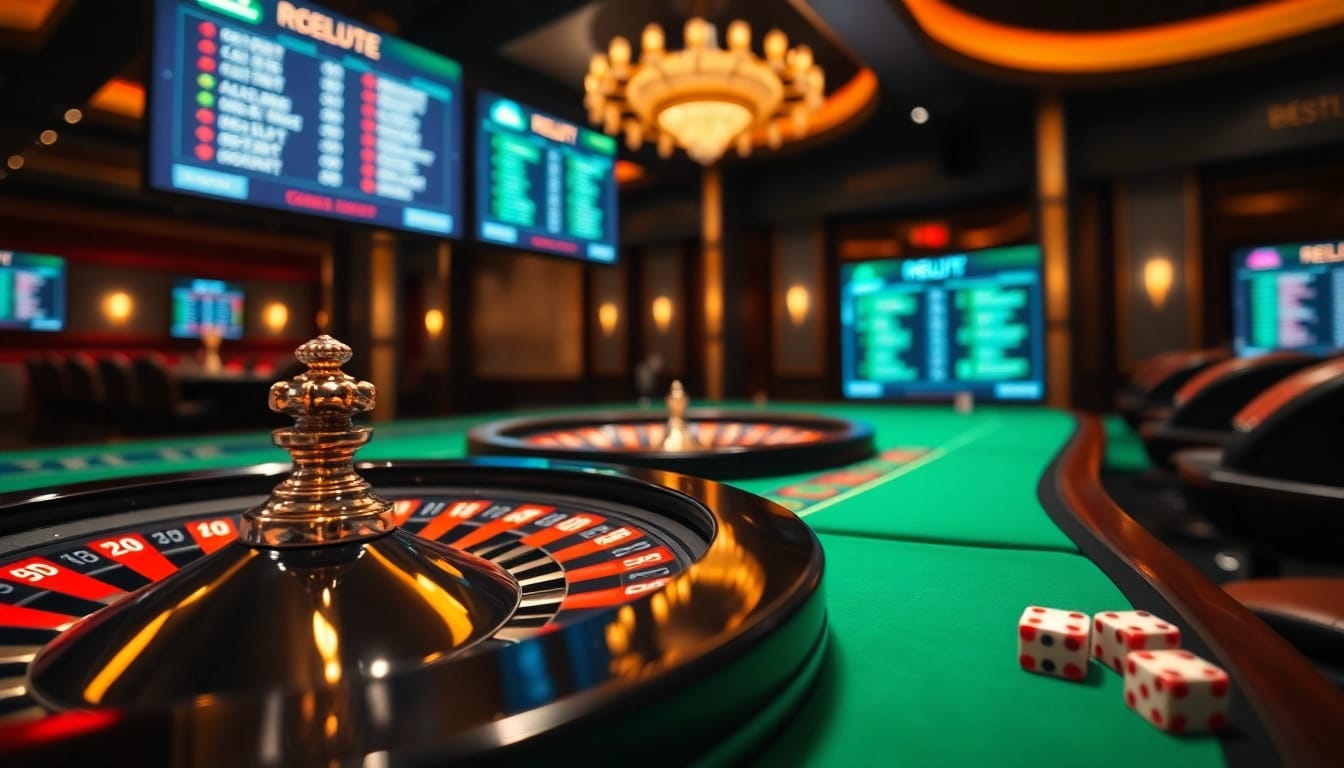 Experience thrilling gaming action at PS99's modern casino with vibrant tables and engaging interfaces.