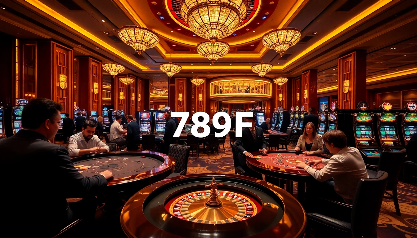 Players enjoying an engaging casino experience at 789F with vibrant gaming tables and ambiance.