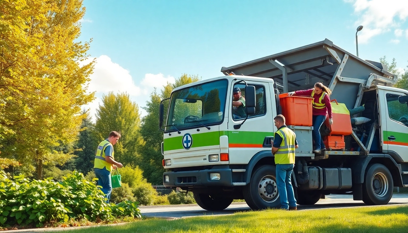 Efficient Schrottabholung Wuppertal with a professional team handling various scrap materials.