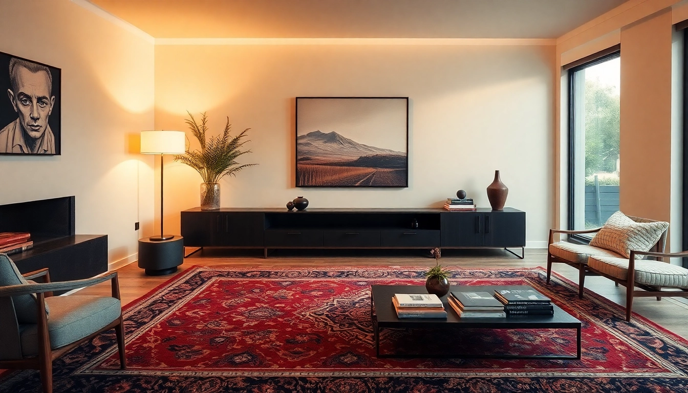 Stylish Tappeti a Milano enhancing a modern living space with warmth and texture.