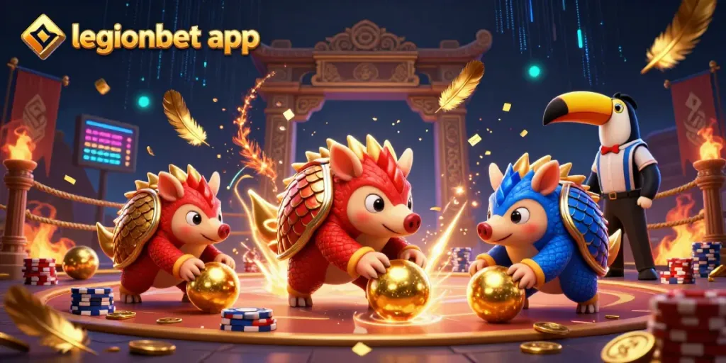Experience seamless gaming with the legionbet app, featuring fun pangolins and poker excitement.