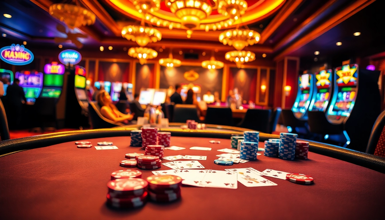 X88 players enjoying a vibrant gaming experience at a luxurious casino table.