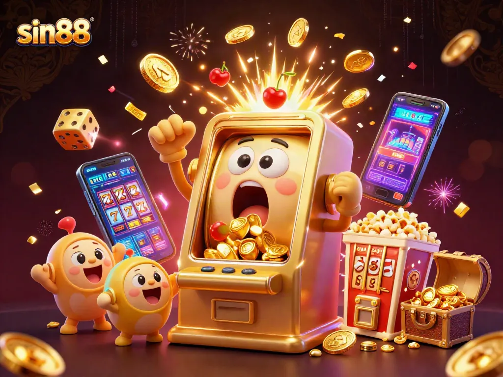 Experience thrilling jackpots with sin88's vibrant slot machines and casino games bursting with excitement.
