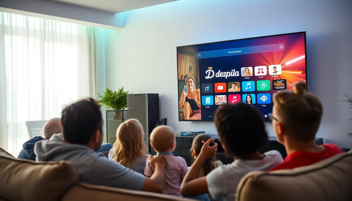 Enjoy a seamless streaming experience with DezPila oficial on your TV, bringing your favorite shows to life.