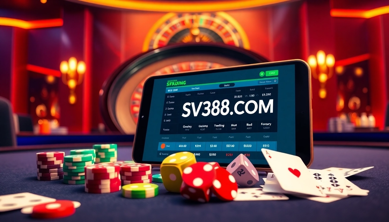 Join the excitement at SV388.COM by placing bets on thrilling casino games.