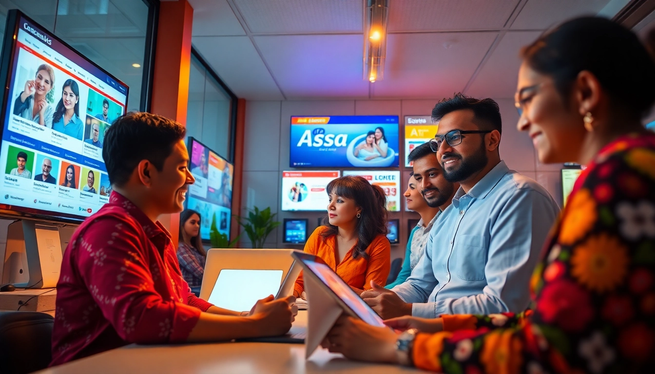 Lanka Ads showcased in a vibrant, modern workspace highlighting local advertisements and digital engagement.