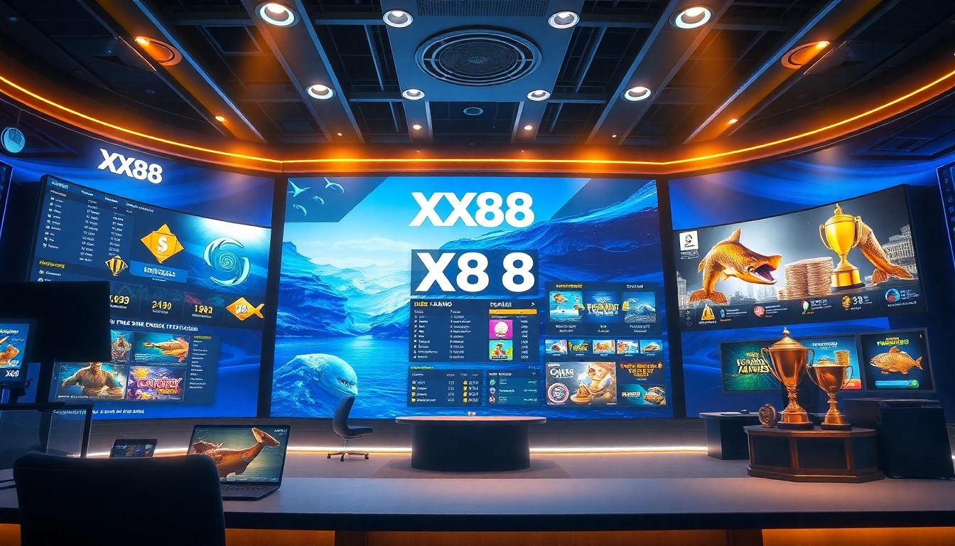 Engaging view of the XX88 online gambling platform showcasing diverse gaming options and vibrant promotions.