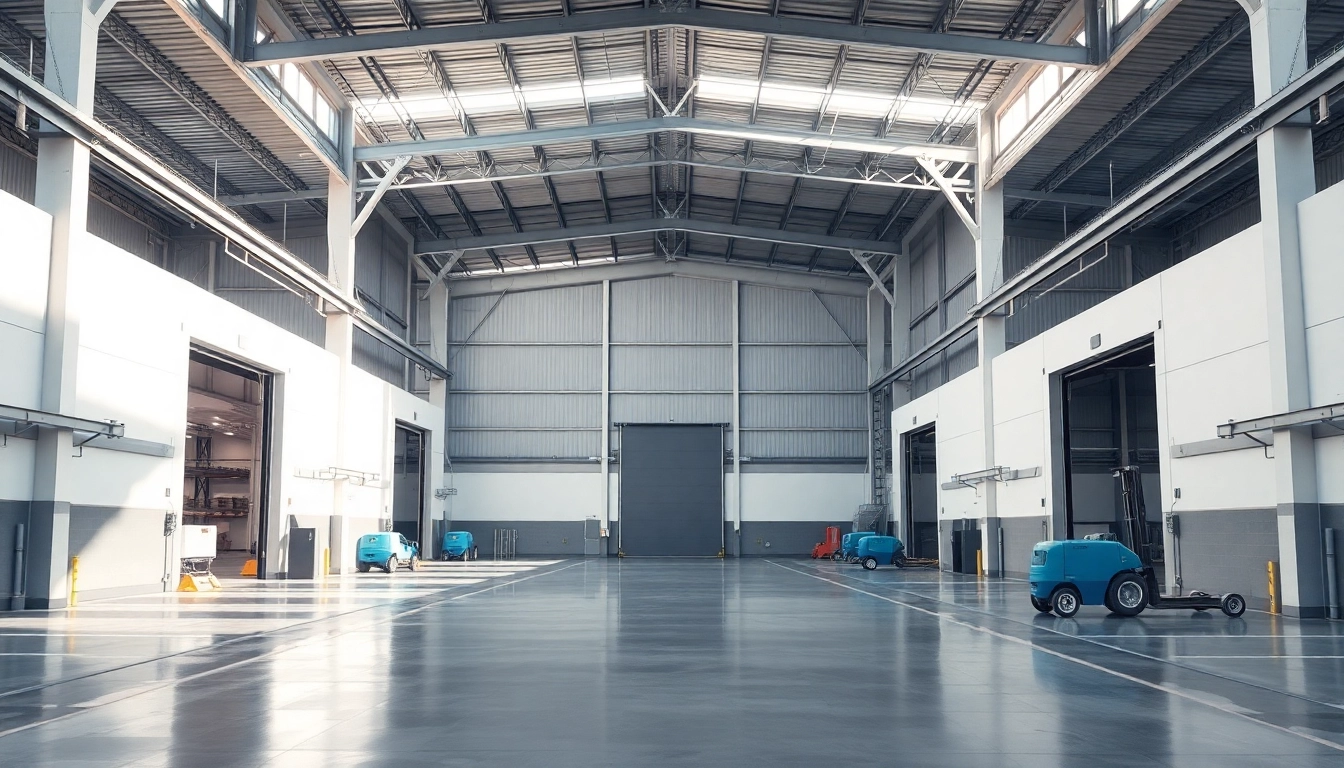 Valutazione del capannone in un contesto di magazzino industriale professionale e moderno.