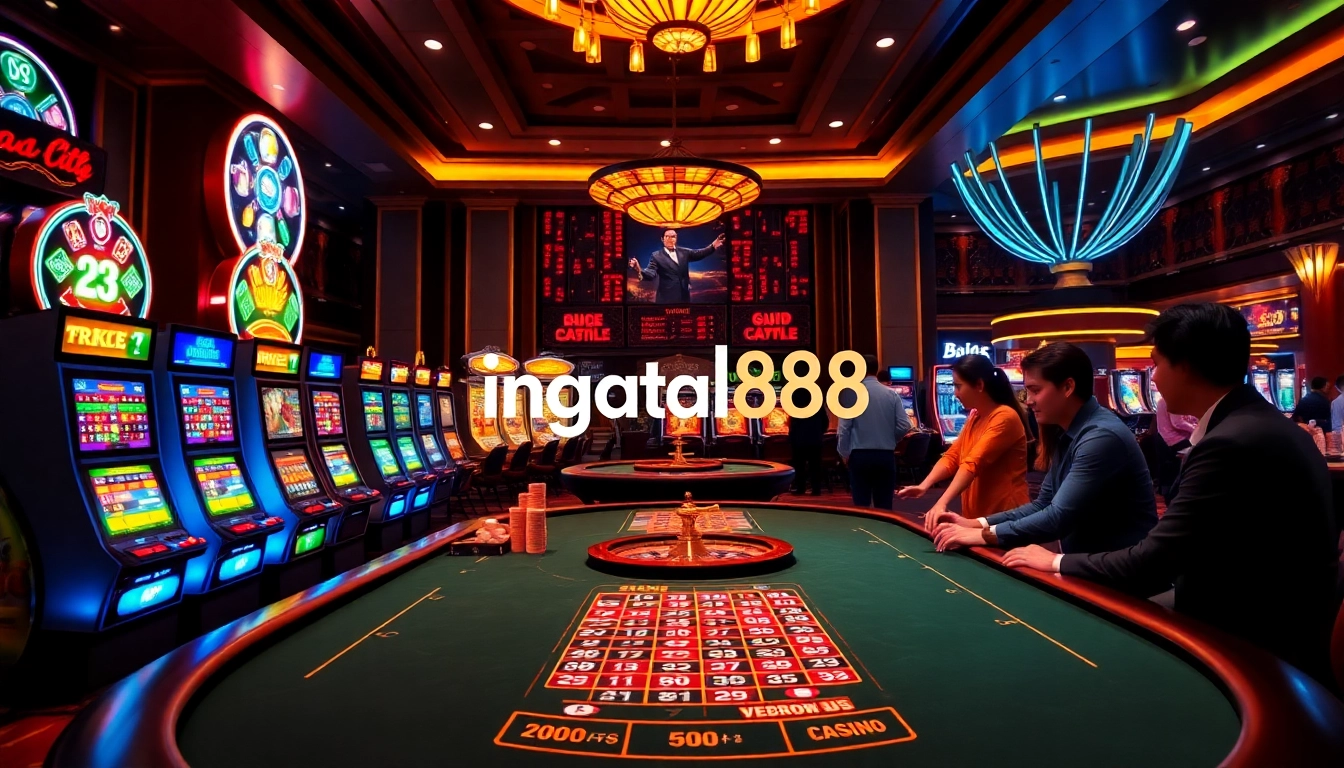 Experience the thrill of ingatbola88 with engaging online casino gaming visuals.