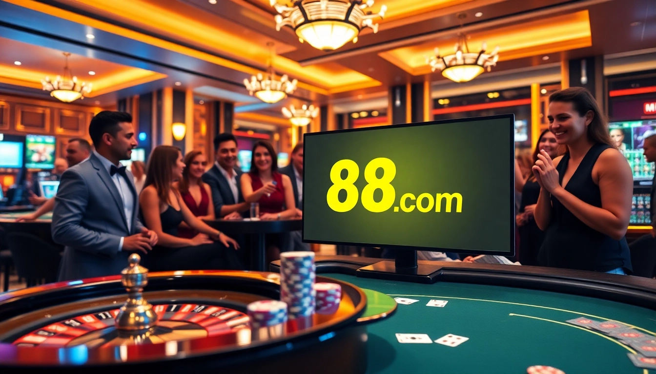 Players enjoy thrilling games at Hi88com's luxurious online casino.