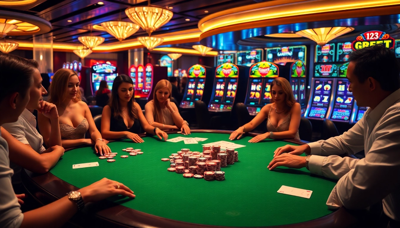 Experience the thrill of high-stakes poker at u8888's luxurious casino, with vibrant chips and cards.