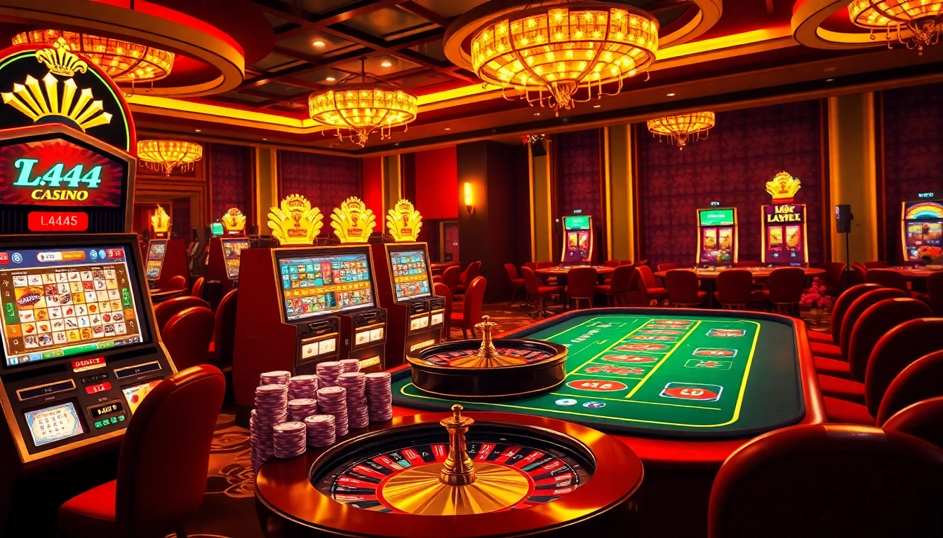 Experience the excitement of L444 online casino with vibrant gaming visuals and immersive gameplay.