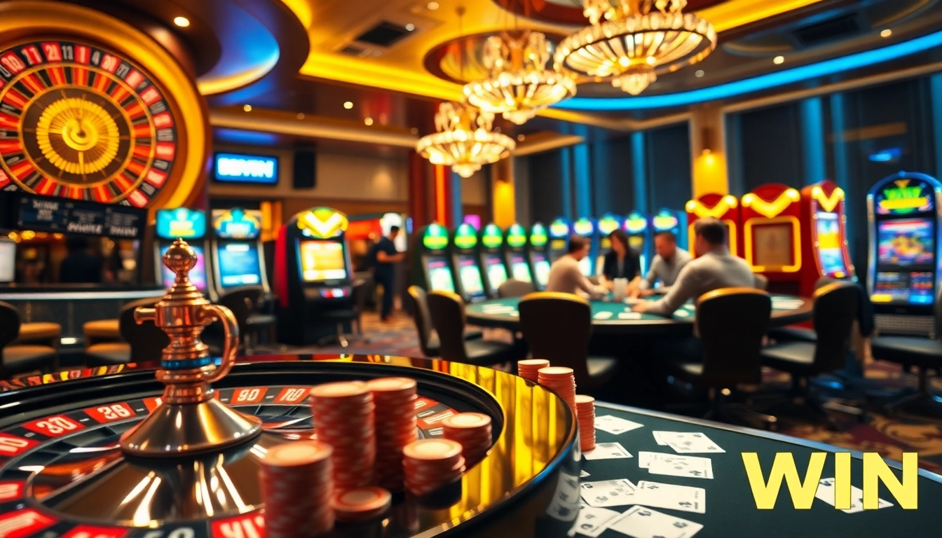 Experience the thrill of winning at 58 WIN with vibrant casino games and luxurious setups.