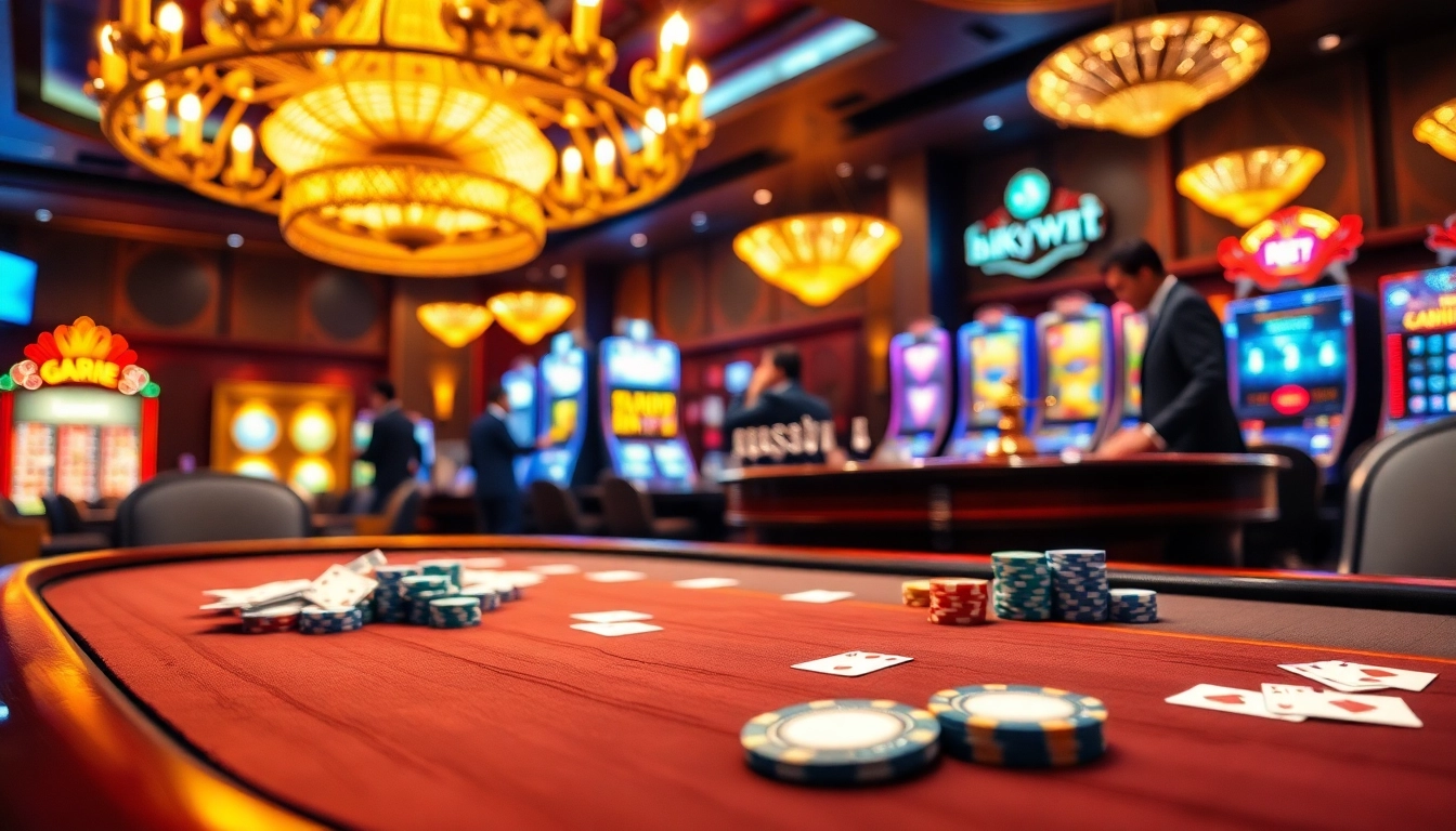 Experience the excitement of rikvip at a luxury casino with poker and roulette.