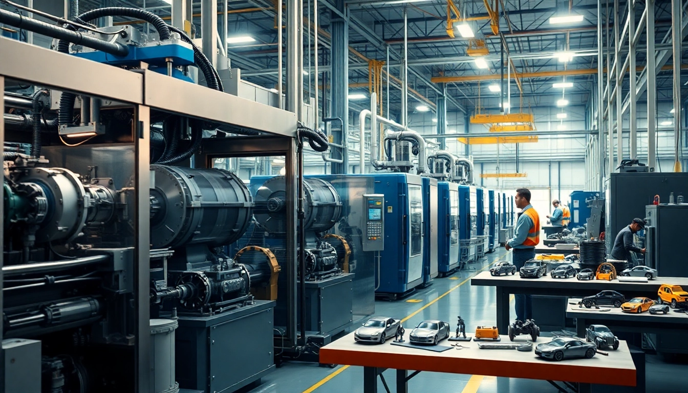 High-tech diecaster Malaysia manufacturing facility showcasing modern machinery and production in action.