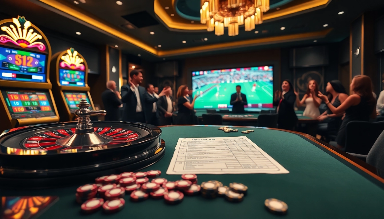 Live action at a casino with football bets on 7m cn platform amidst excitement.