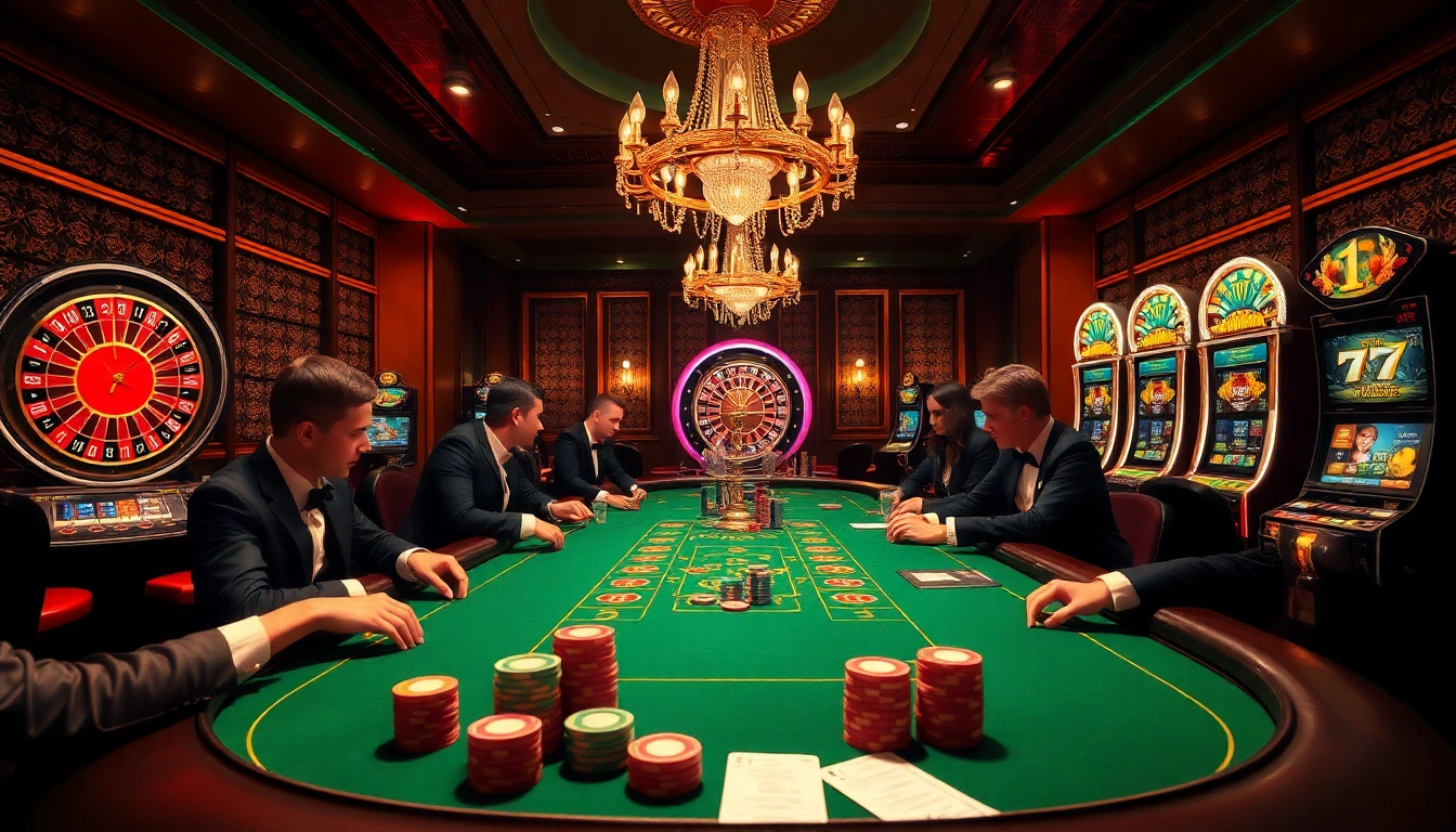 Experience the excitement of TOP VIP casino gaming at an elegant poker table with vibrant action.