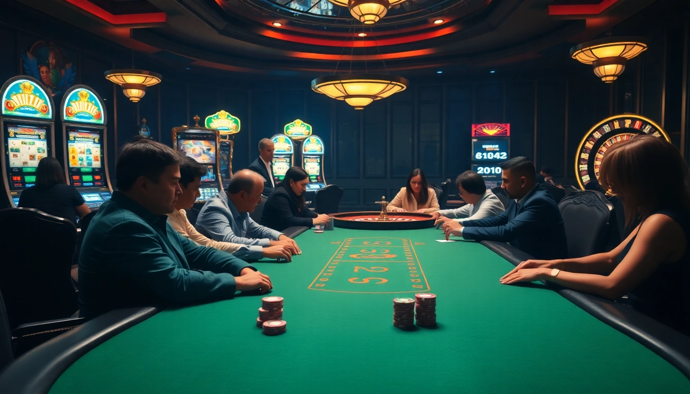 Experience intense gaming action and strategy with tải 888to at a lavish casino table.