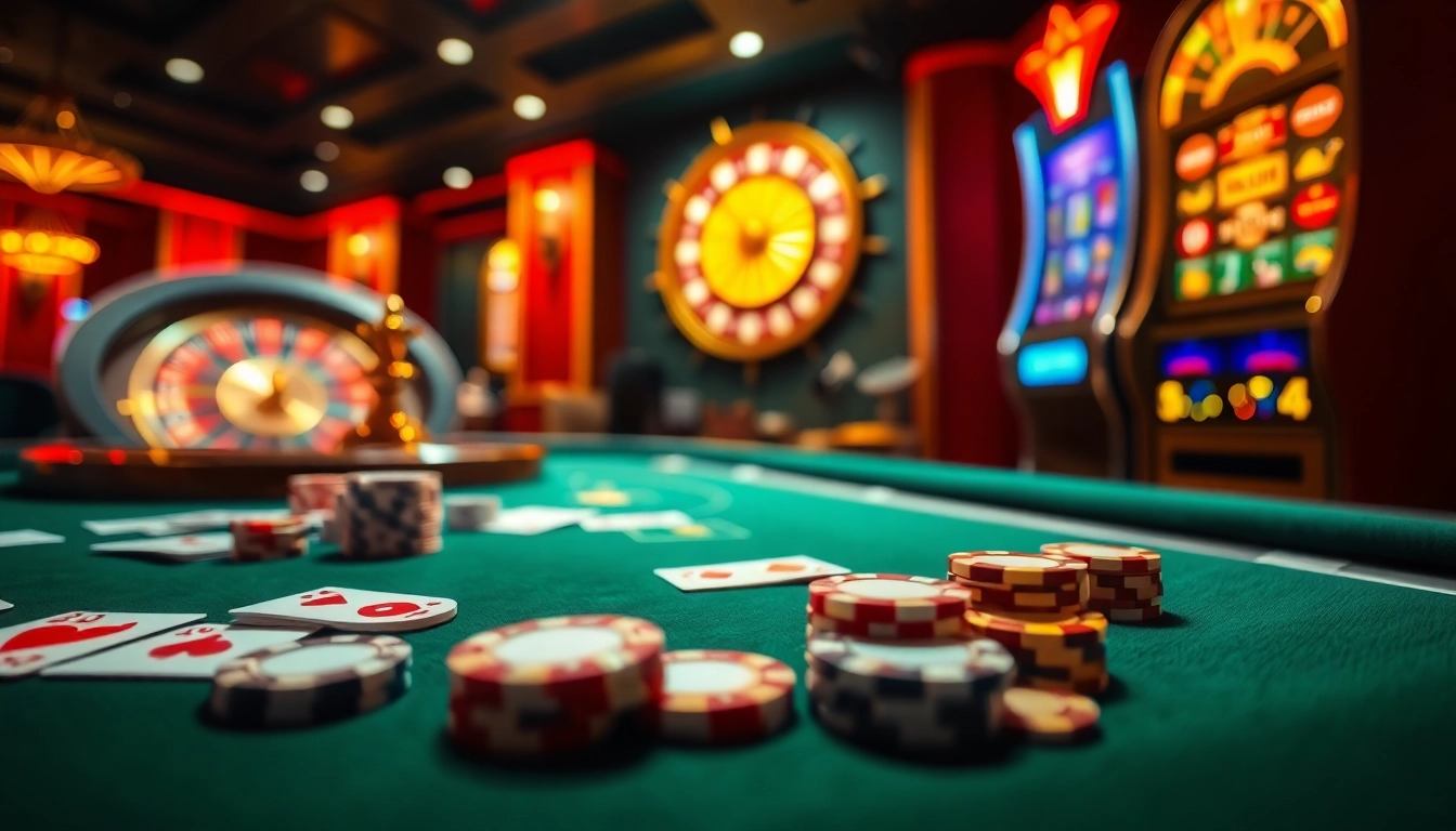 Experience thrilling gameplay at https://pu88.gold/ with vibrant casino tables and exciting slot machines.