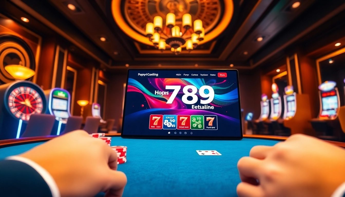 Experience the thrill of online gambling at https://789betai.online/ with vibrant casino visuals.