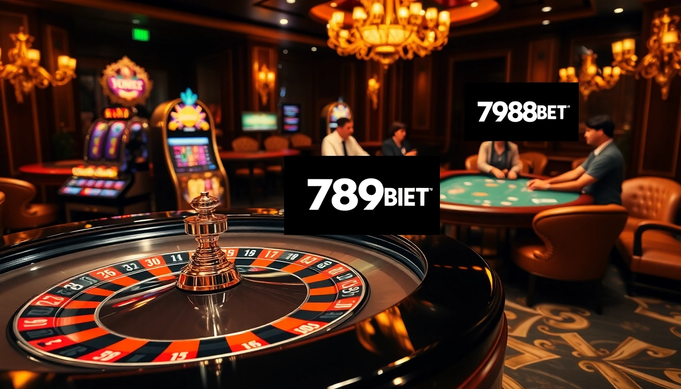 Experience the thrill of 789BET with vibrant casino tables and lively gameplay.