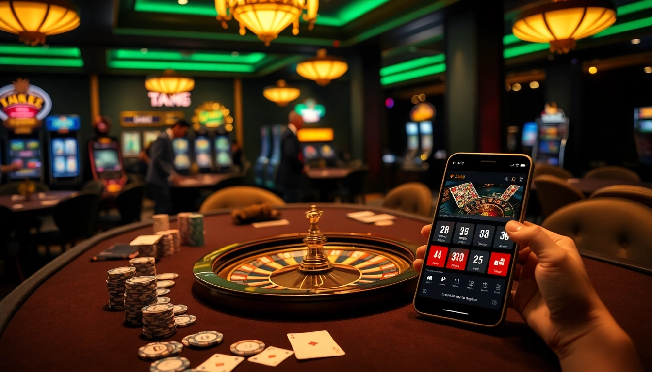 Experience thrilling gaming at ta88. com with vibrant casino tables and lively dealers.