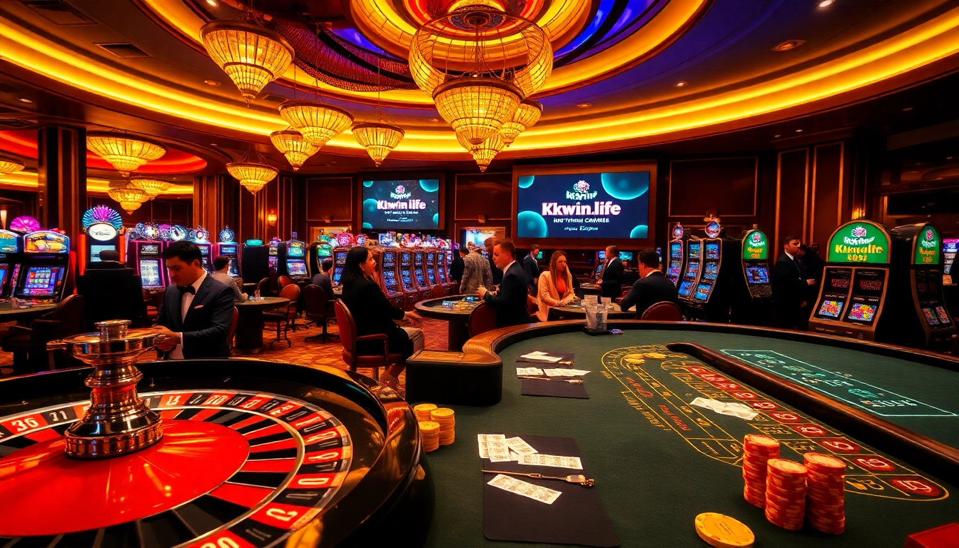 Experience engaging gambling activities at https://kkwin.life/ with vibrant casino games and lively players.