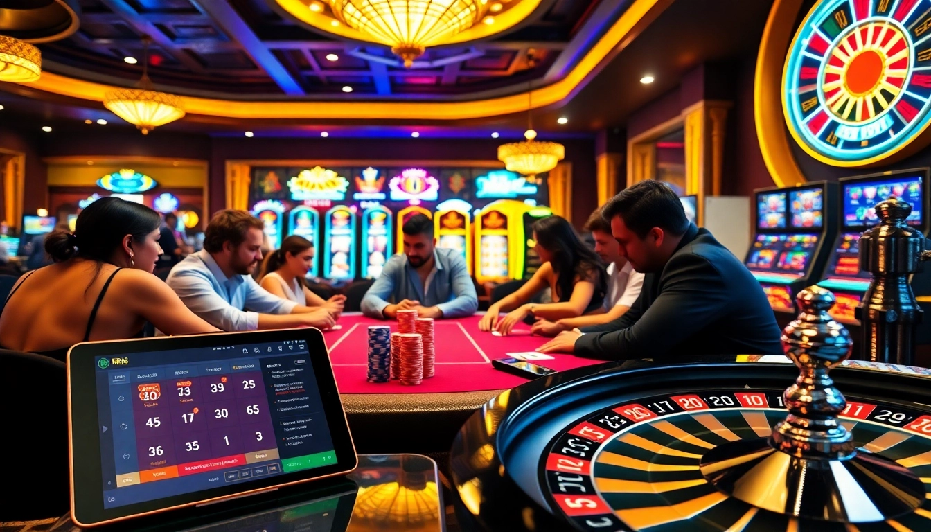 Engaging poker game reflecting the vibrant excitement of https://rr88.navy/ with elegant casino elements.