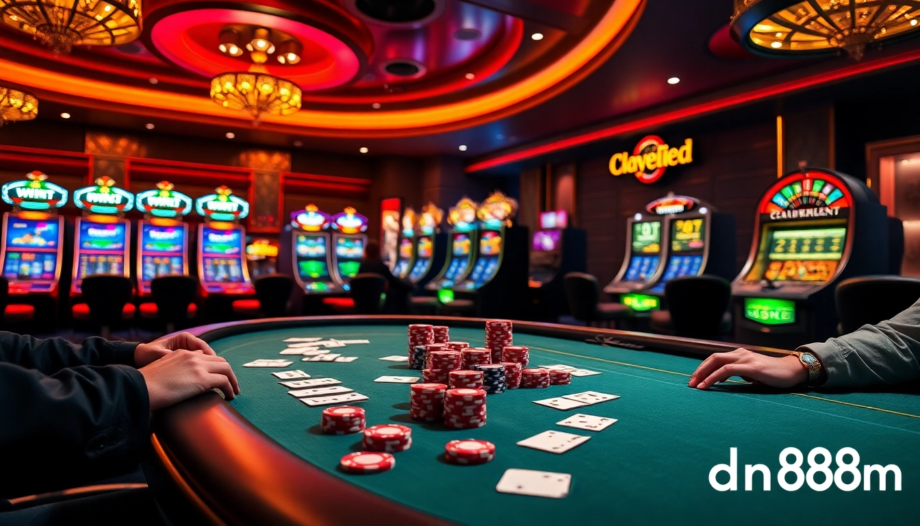 Experience thrilling gameplay at dn88.com with exciting slots and poker tables.