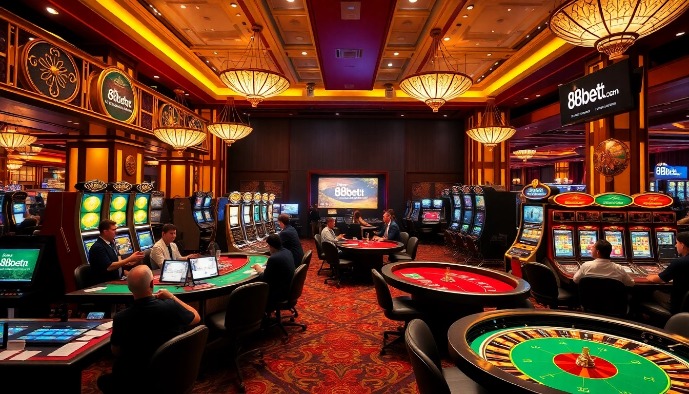 Experience high-stakes gaming at http://8kbetok.com/ in a vibrant casino atmosphere.