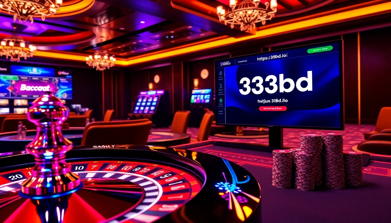 Experience luxury gambling at https://33bd.io/ with a vibrant casino setting and engaging games.