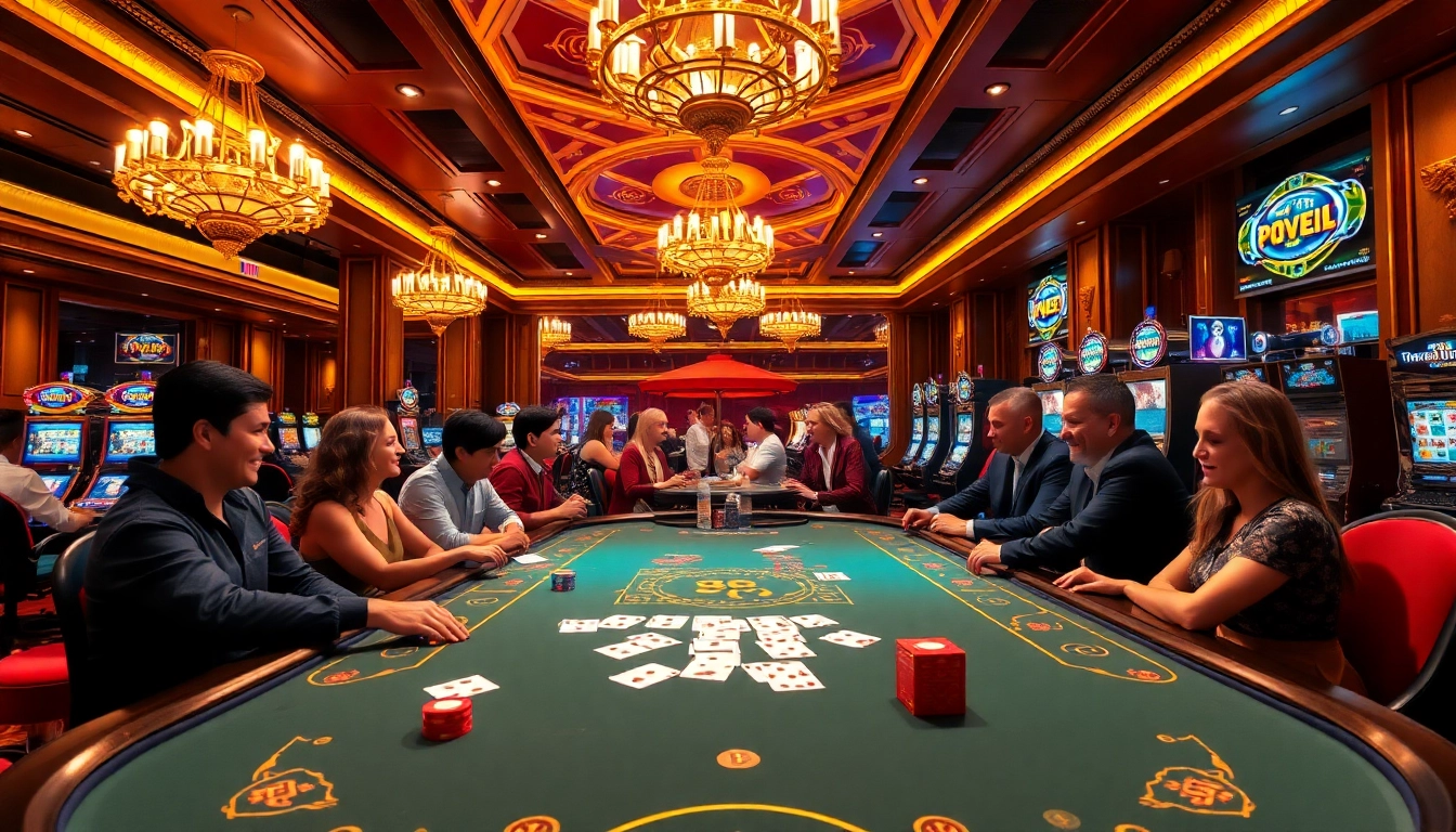 Experience the thrill of the 88i game at an opulent casino table filled with excitement.
