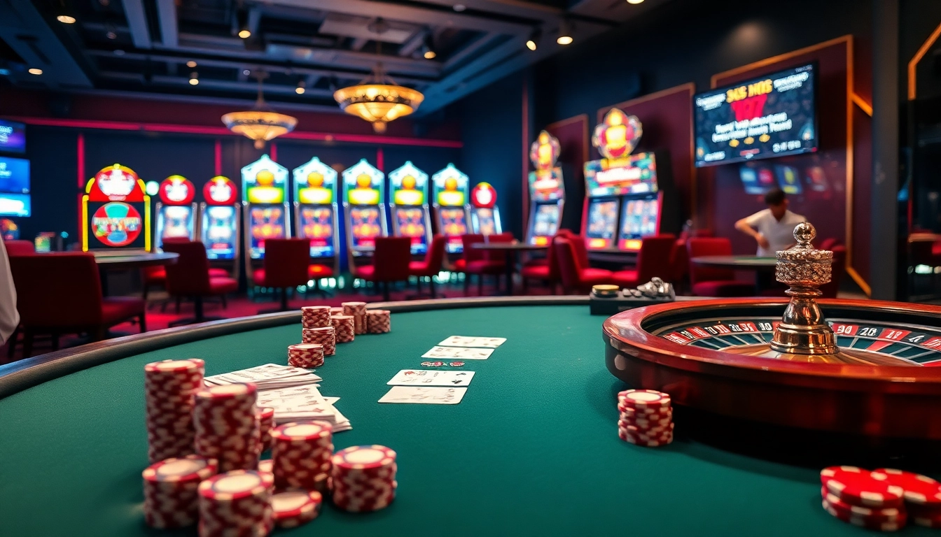 Experience S8 com's premium gaming with a vibrant casino scene showcasing poker, roulette, and slots.