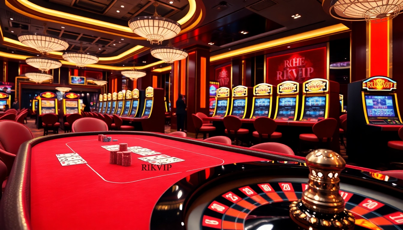 Experience the excitement of RIKVIP as players engage at premium casino tables.